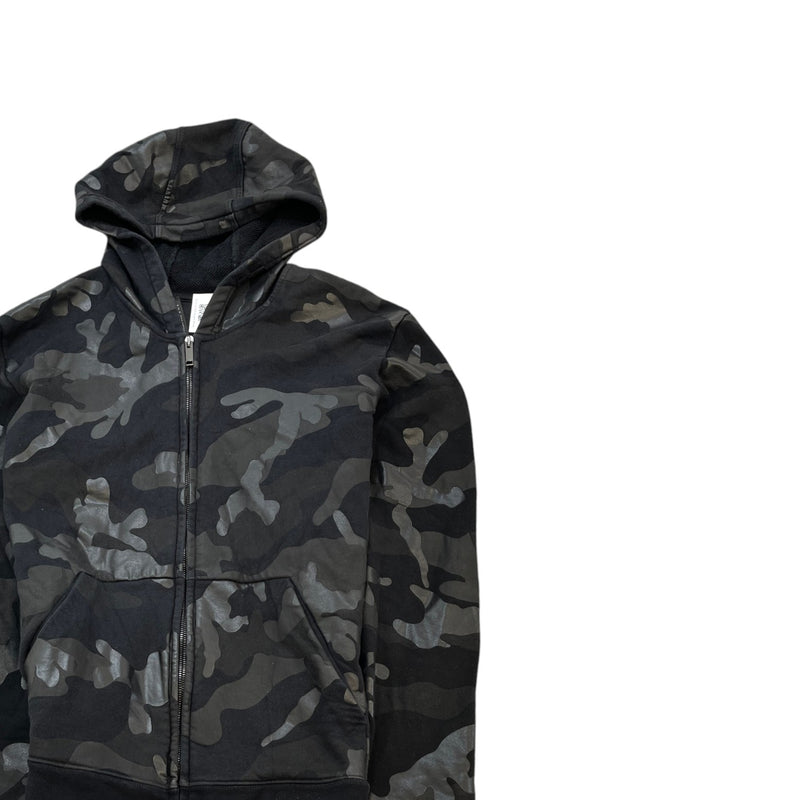 Men's Camoflague Hoodie Black Size M