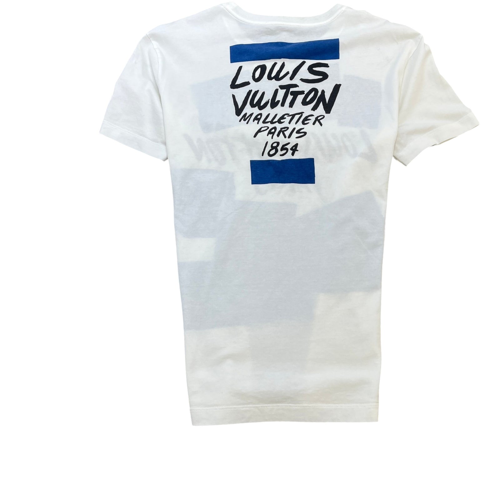 Men's Malletier Paris 1854 Graphic T-Shirt White Size XS - Photo 2
