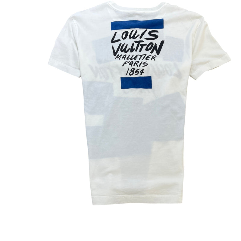 Men's Malletier Paris 1854 Graphic T-Shirt White Size XS