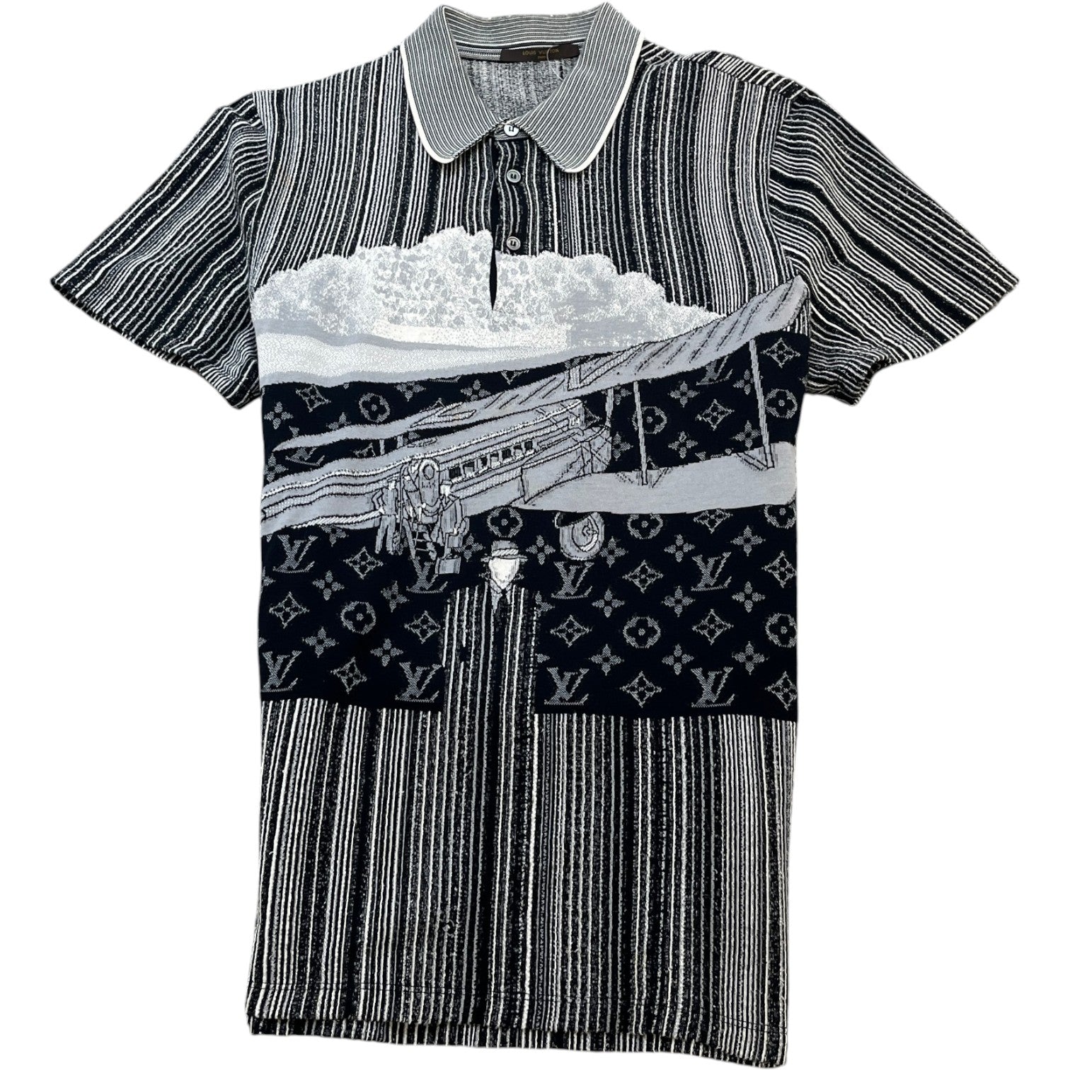 Men's Nouvel Horizon Polo Shirt Grey Size L - Photo 1