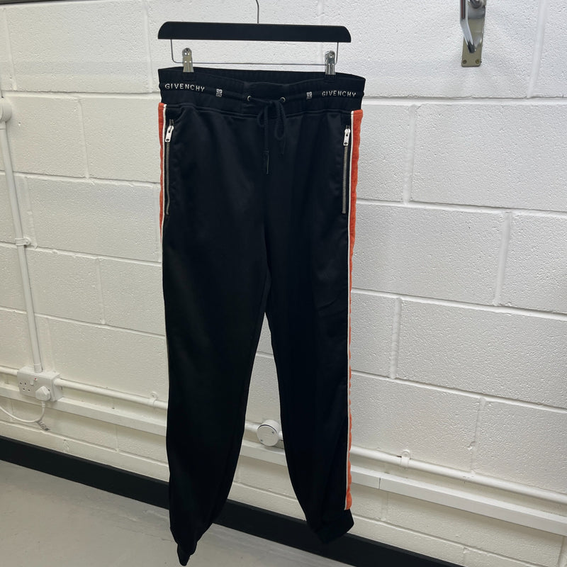 Men's Logo Waist Band Joggers Black Size L