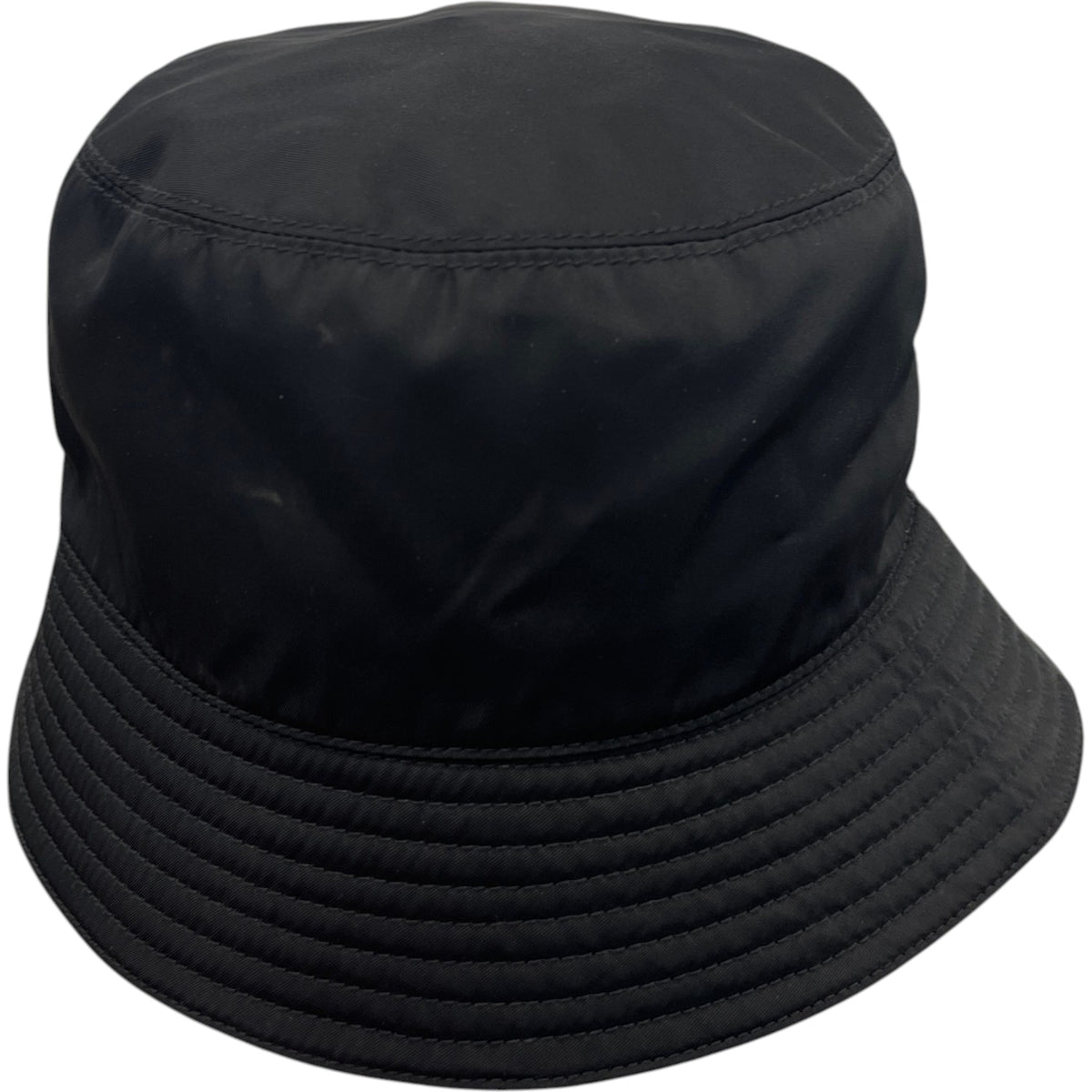 Women's Re-Nylon Plaque Logo Bucket Hat Black Size S - Photo 4