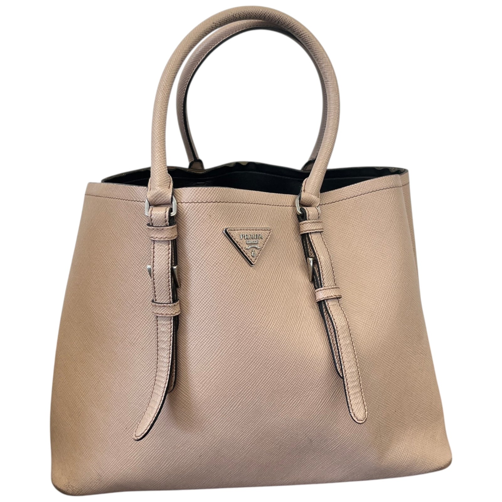 Women's Double Saffiano Handbag Pink - Photo 1