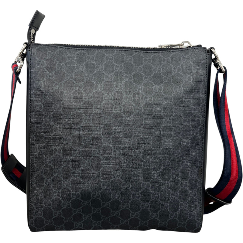 Men's Gg Supreme Messenger Bag Black