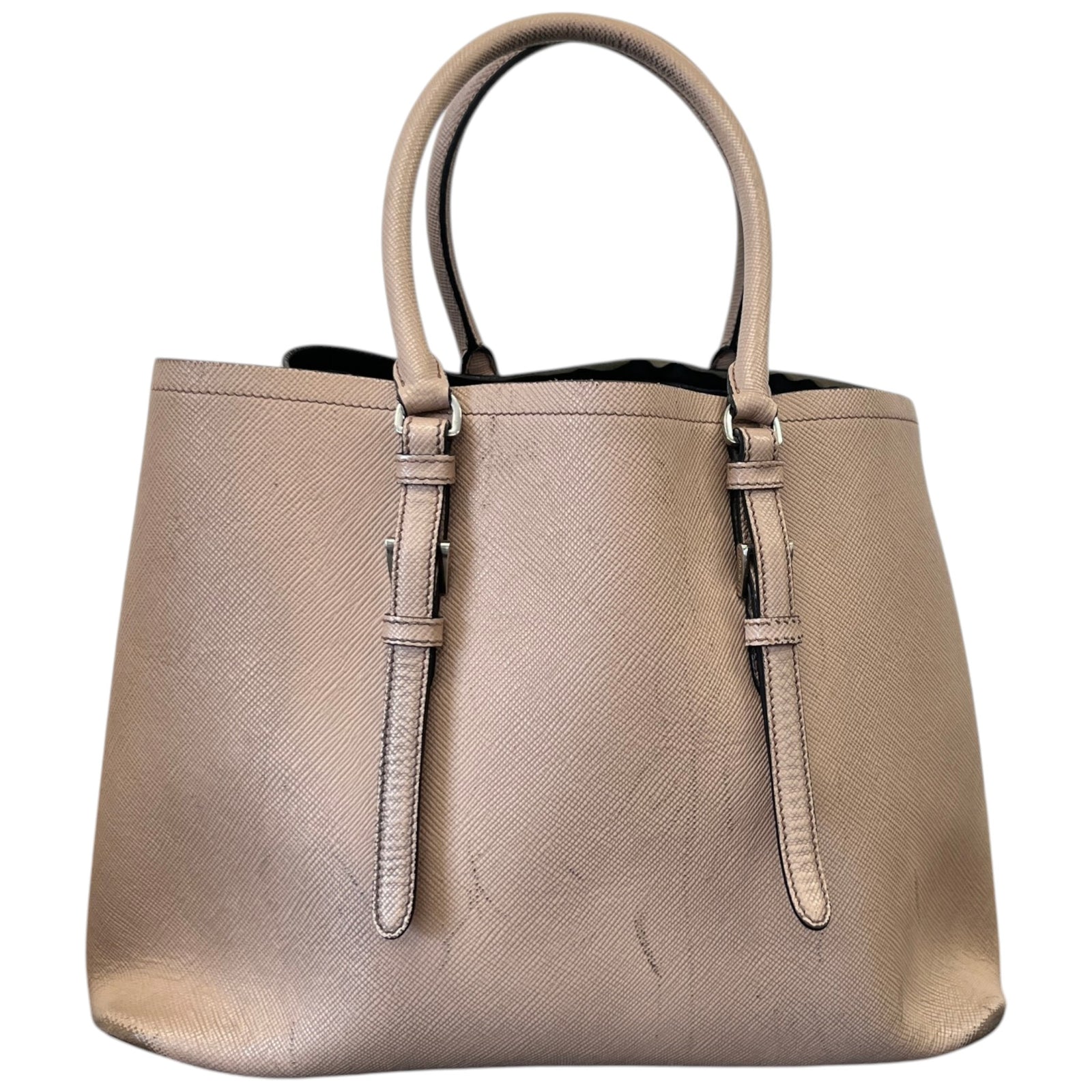 Women's Double Saffiano Handbag Pink - Photo 3