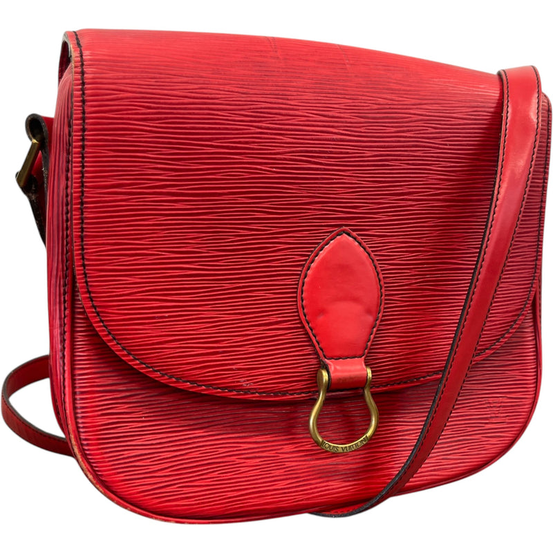 Women's Epi Leather Saint Cloud Crossbody Crossbody Bag Red