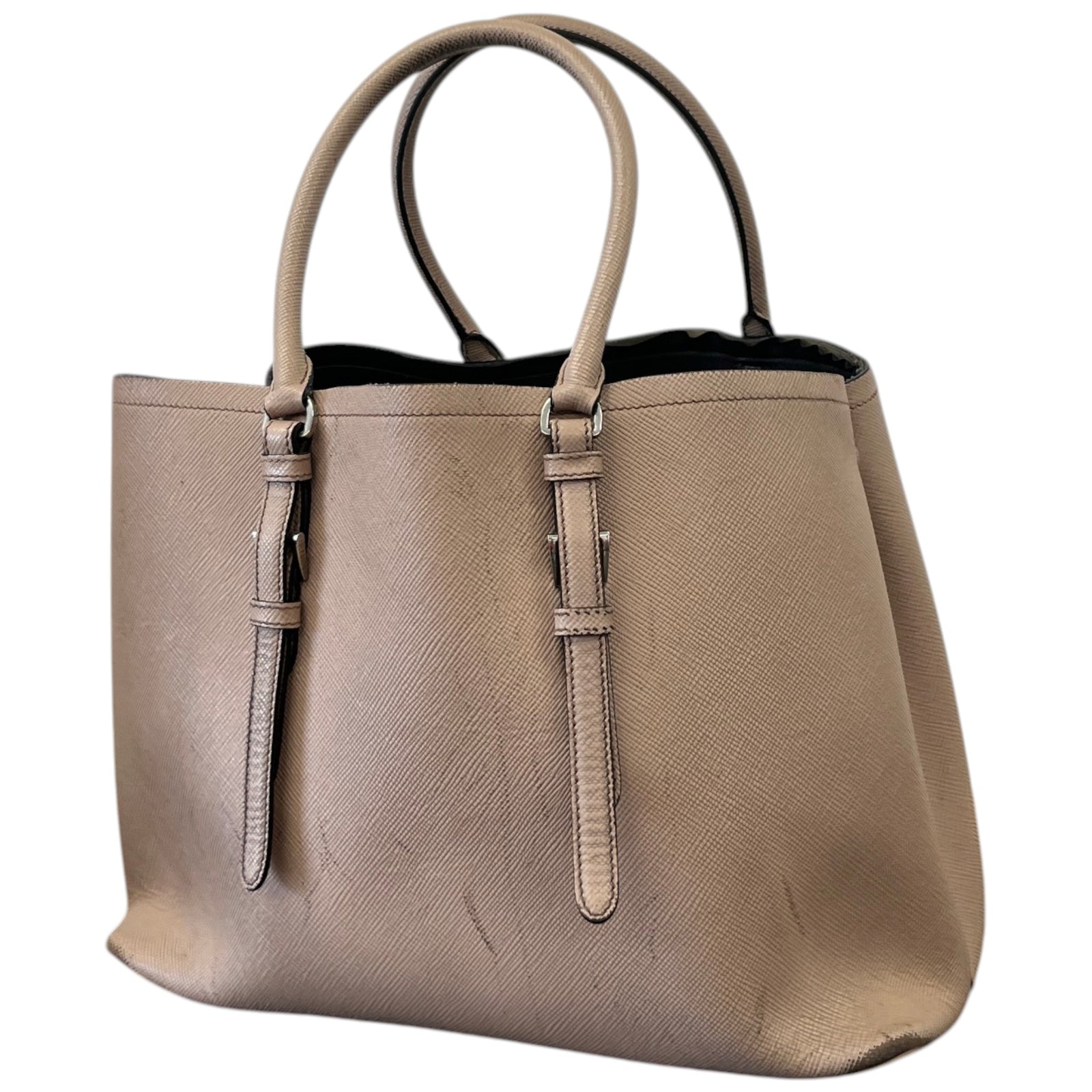 Women's Double Saffiano Handbag Pink - Photo 9