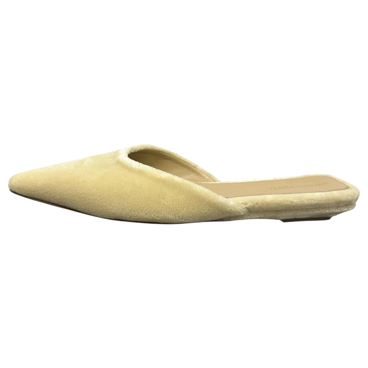Women's Pointed Toe Shearling Mules Beige Size UK 7 / EU 40 - Photo 5