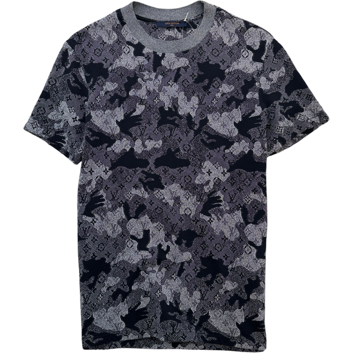 Men's Monogram Camo T-Shirt Grey Size M - Photo 1
