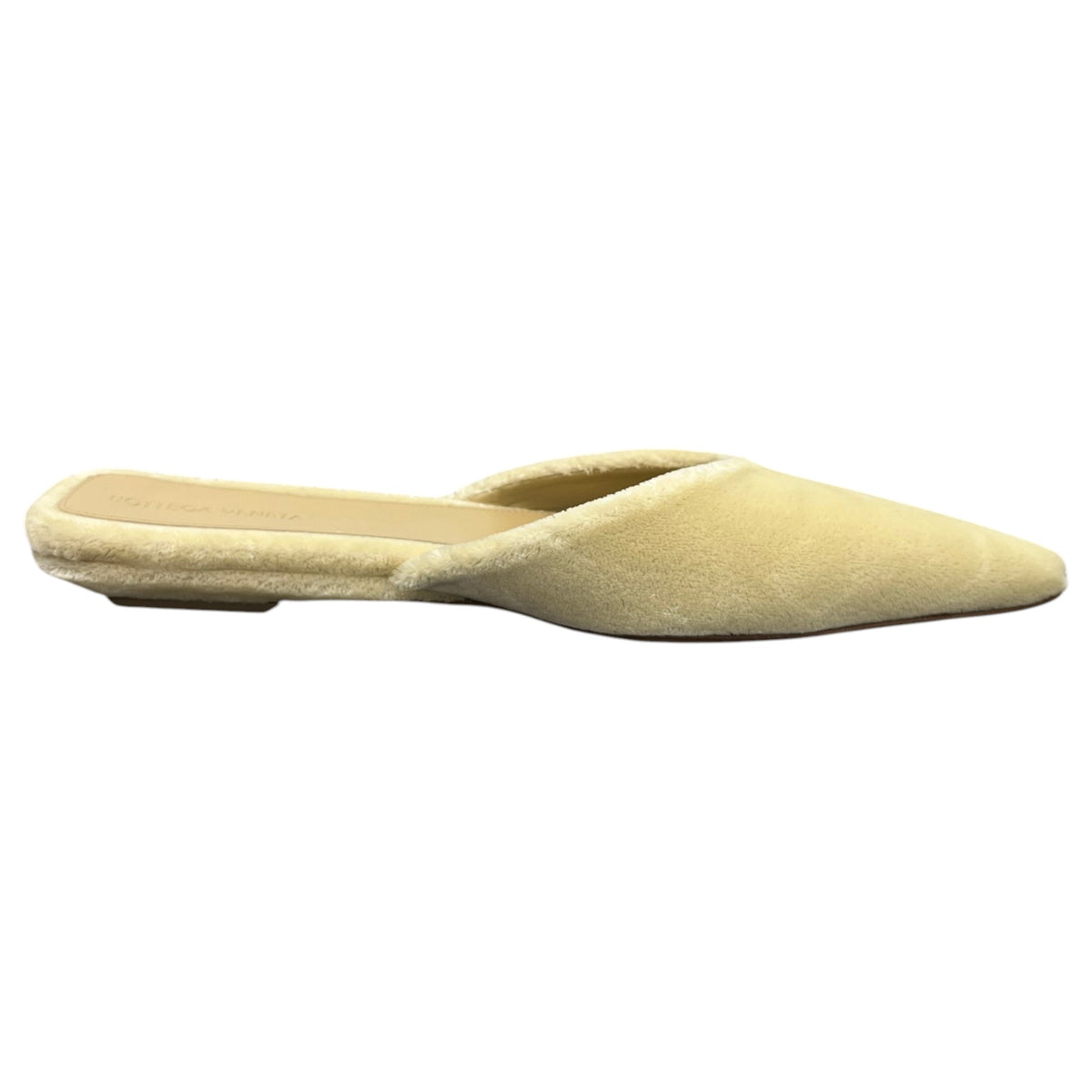 Women's Pointed Toe Shearling Mules Beige Size UK 7 / EU 40 - Photo 4