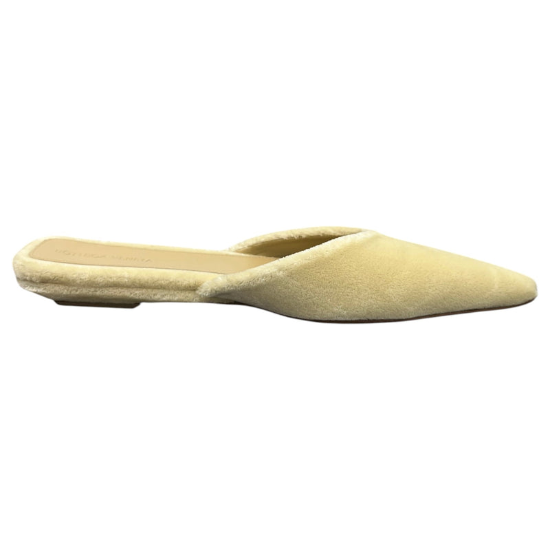 Women's Pointed Toe Shearling Mules Beige Size UK 7 / EU 40