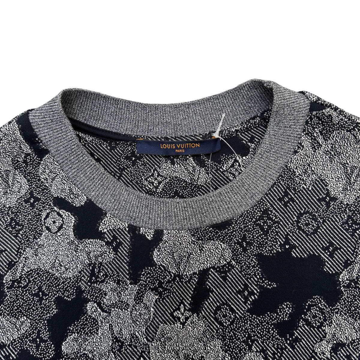 Men's Monogram Camo T-Shirt Grey Size M - Photo 4