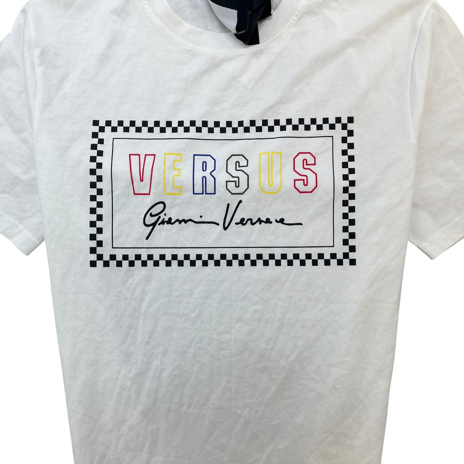 Men's Logo Print T-Shirt White Size L - Photo 6
