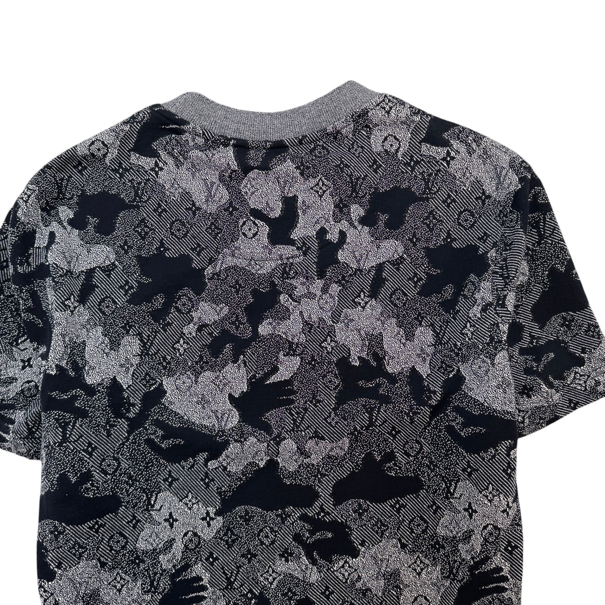 Men's Monogram Camo T-Shirt Grey Size M - Photo 5