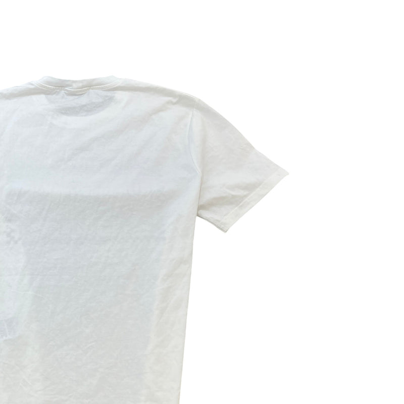 Men's Logo Print T-Shirt White Size L