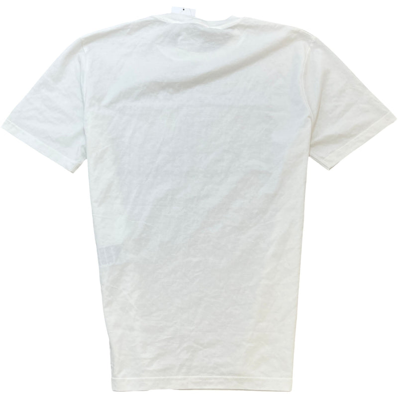 Men's Logo Print T-Shirt White Size L