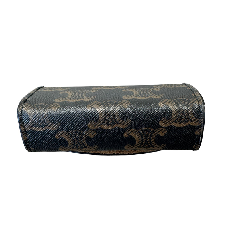Women's Triomphe Canvas Ring Case Watch Case Brown
