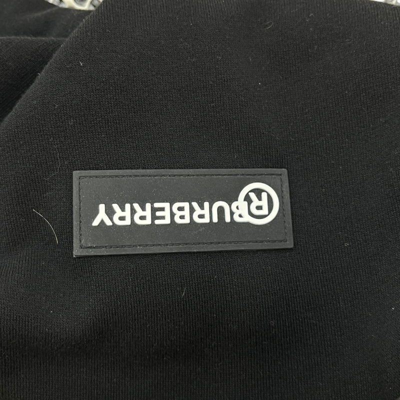 Men's Tape Logo Hoodie Black Size L