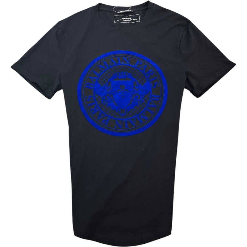 Men's Paris Coin Logo T-Shirt Black Size M