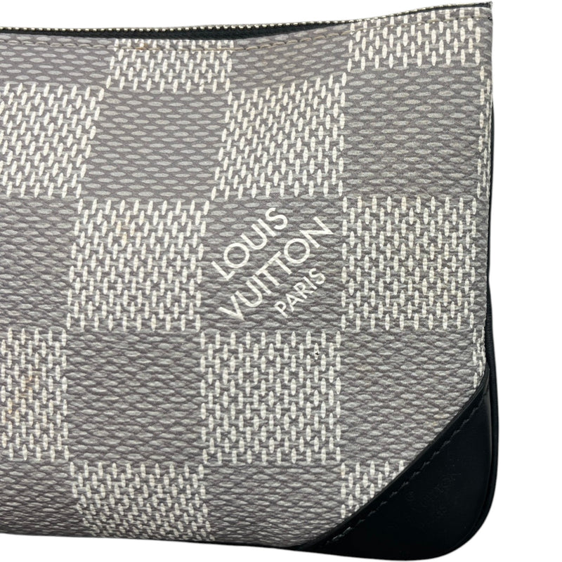 Men's Damier Graphite 3D Pouch Grey