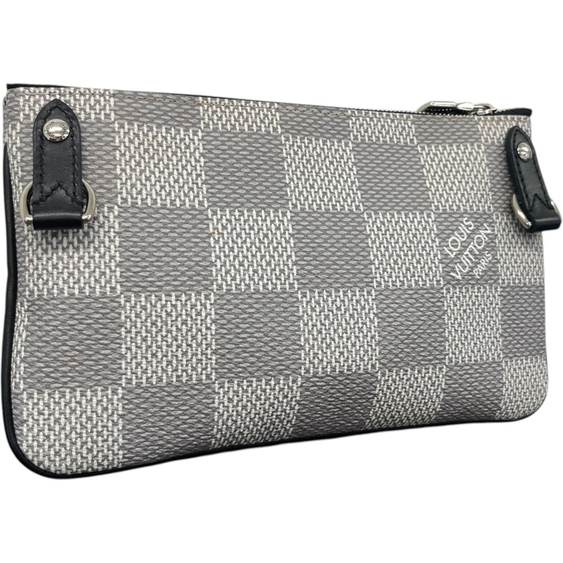 Men's Damier Graphite 3D Pouch Grey