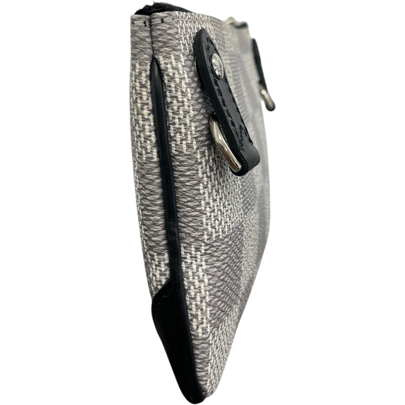 Men's Damier Graphite 3D Pouch Grey