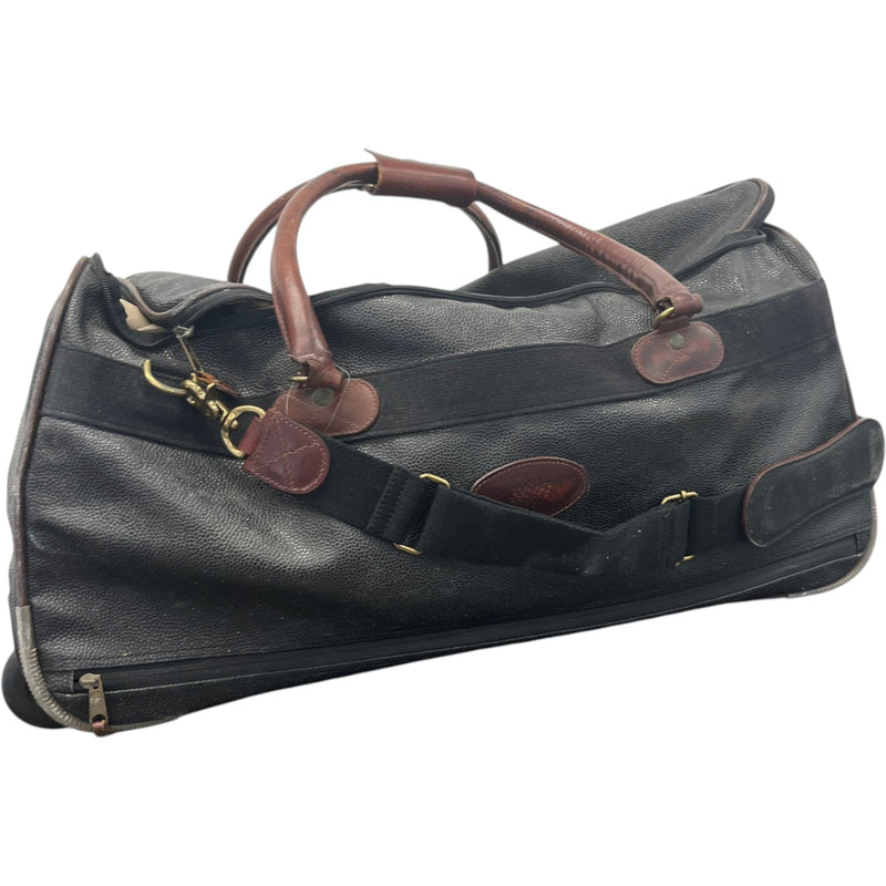 Men's Scotchgrain Duffle Suitcase Black