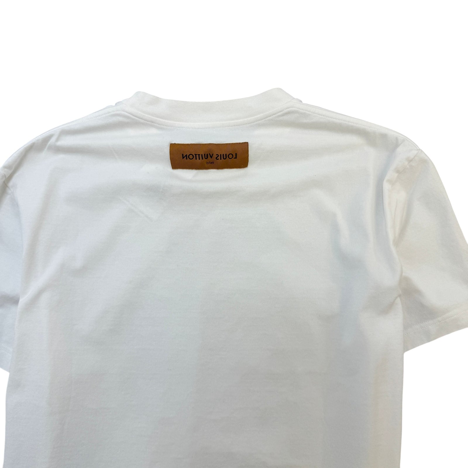 Men's Studio Homme House Print T-Shirt White Size M - Photo 5