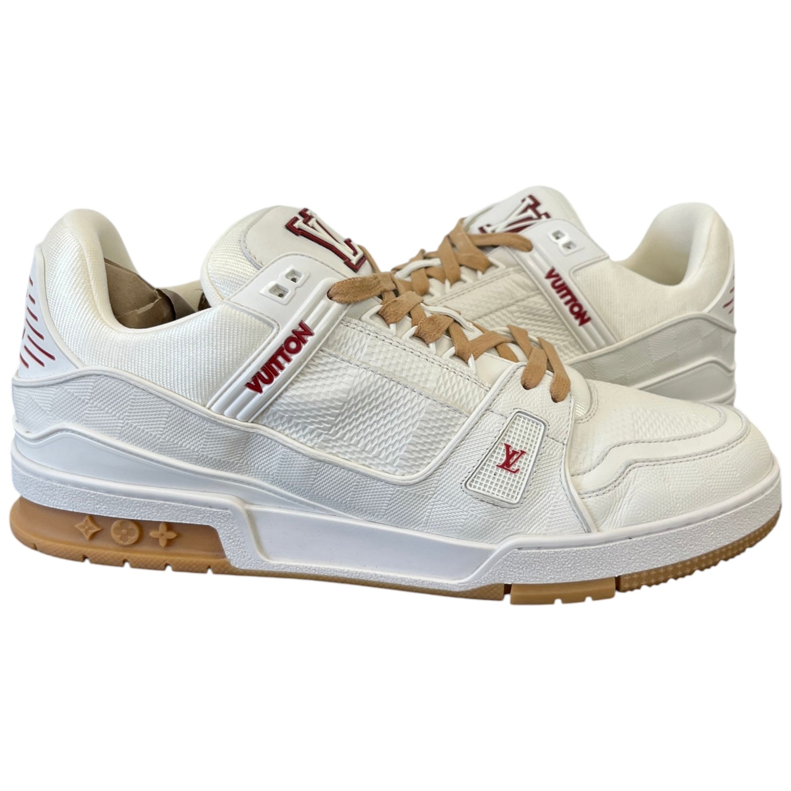 Men's Lv Low Trainers White Size EU 45.5 / UK 11.5 - Photo 3