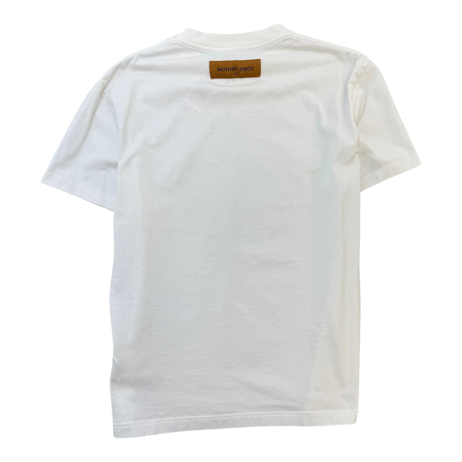 Men's Studio Homme House Print T-Shirt White Size M - Photo 2