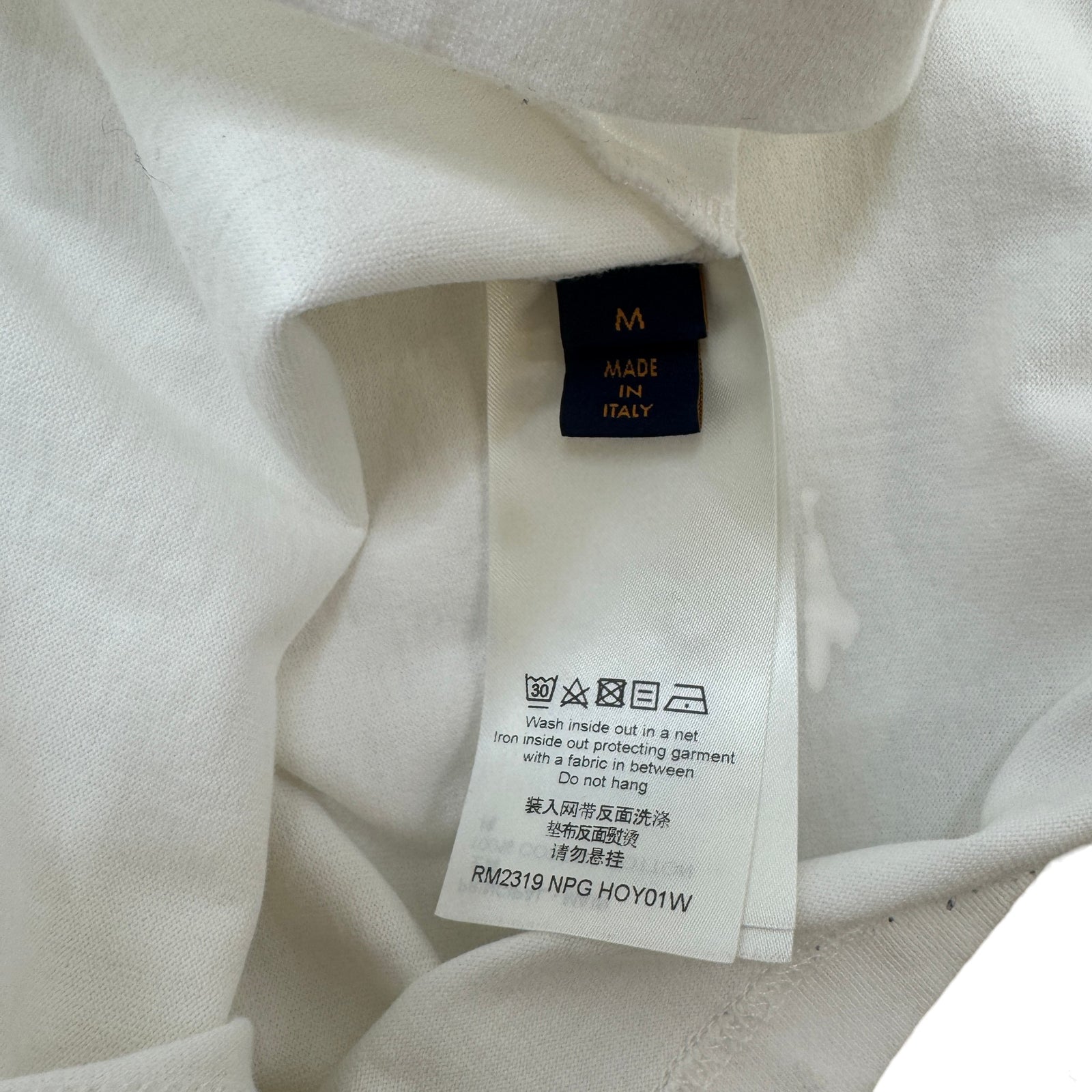 Men's Studio Homme House Print T-Shirt White Size M - Photo 6
