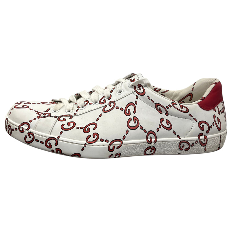Men's GG Supreme Ace Low Trainers White Size UK 12 / EU 46