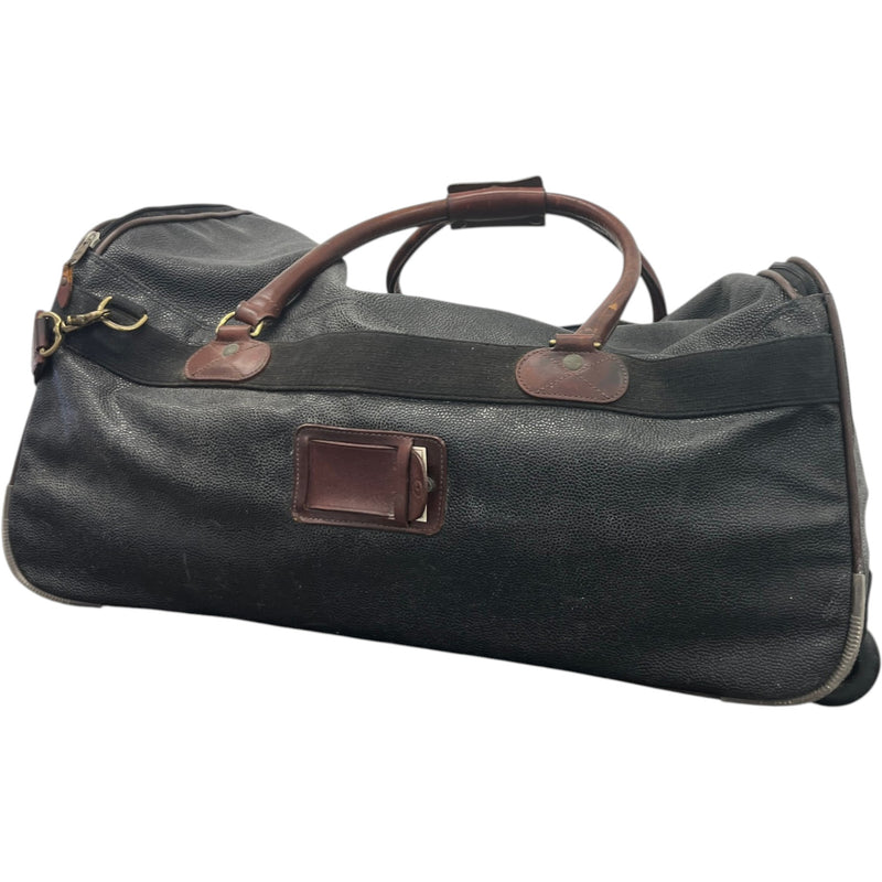Men's Scotchgrain Duffle Suitcase Black