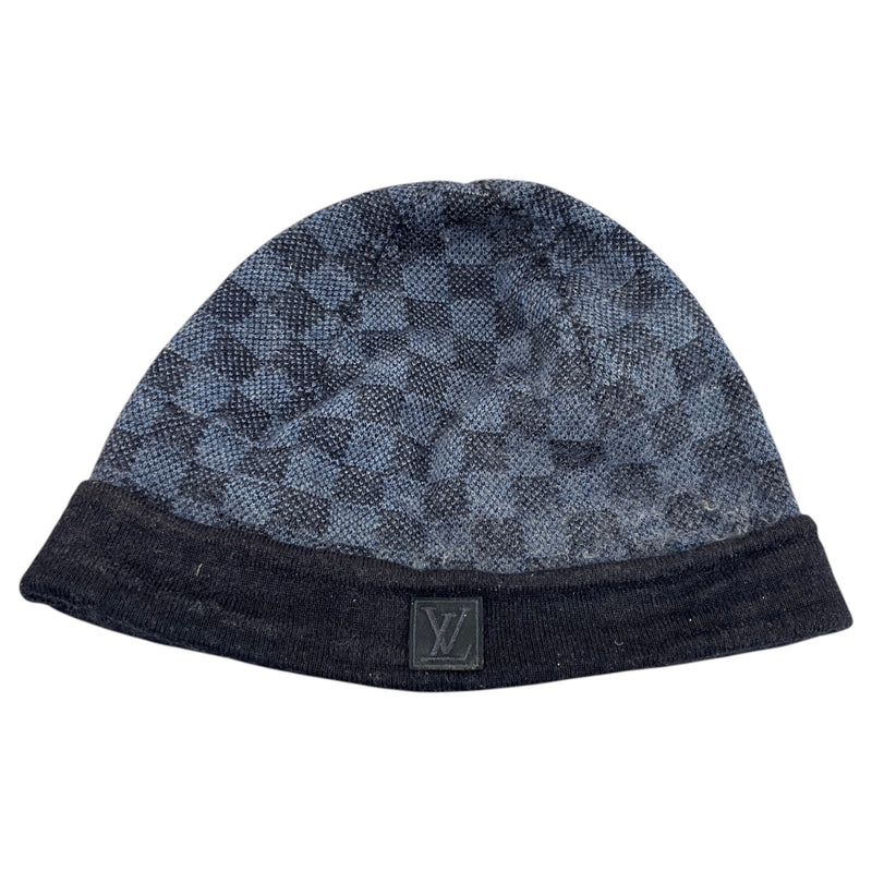 Men's Néo Petit Damier Beanie Navy