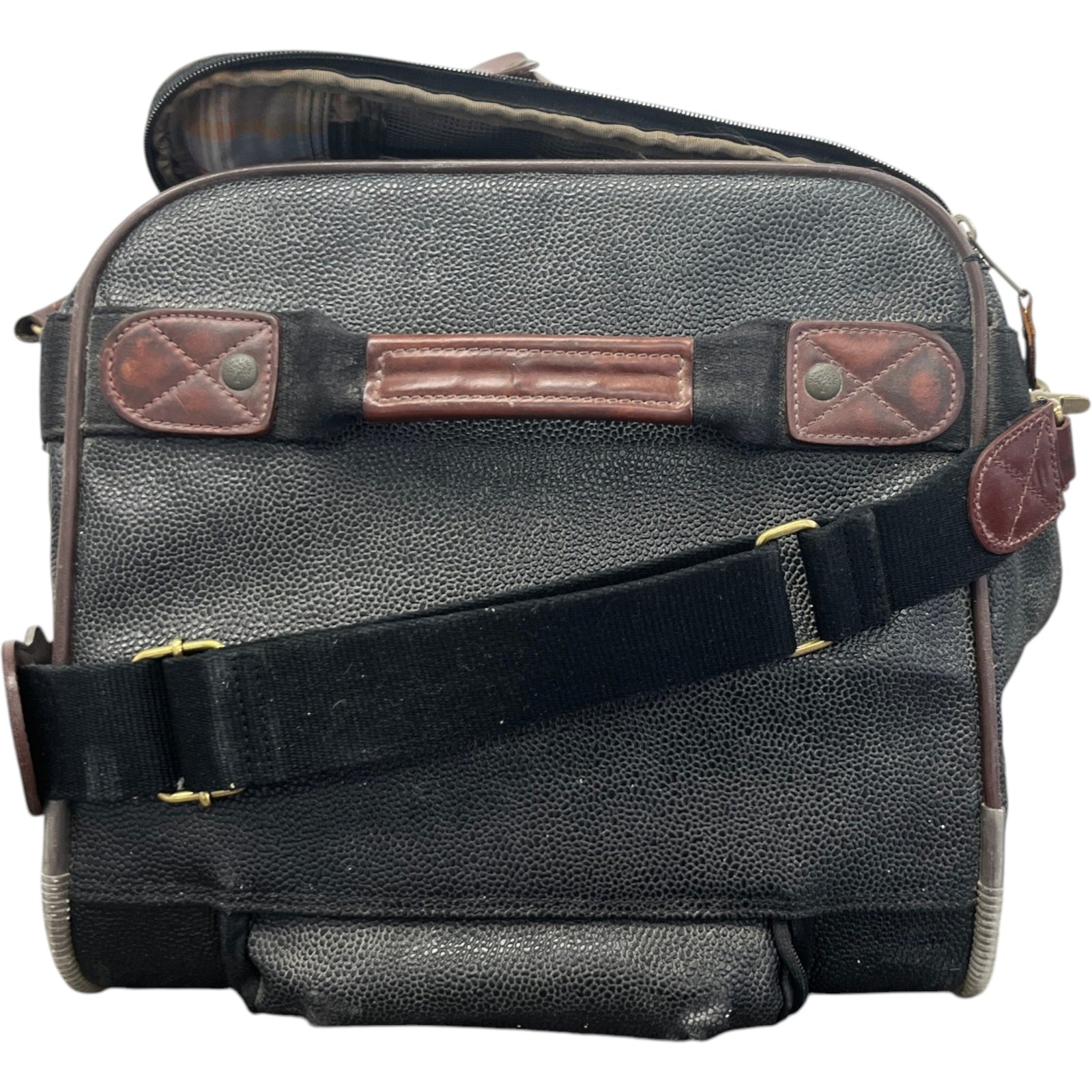 Men's Scotchgrain Duffle Suitcase Black - Photo 6