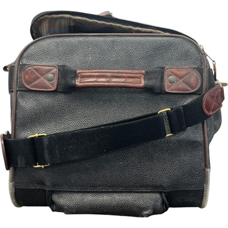 Men's Scotchgrain Duffle Suitcase Black