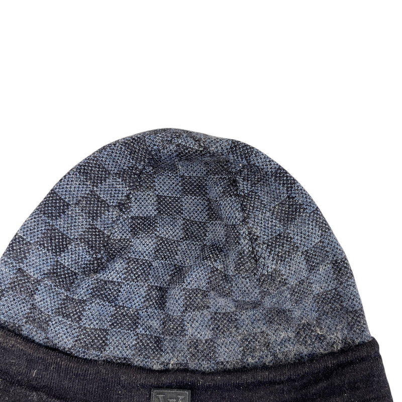 Men's Néo Petit Damier Beanie Navy