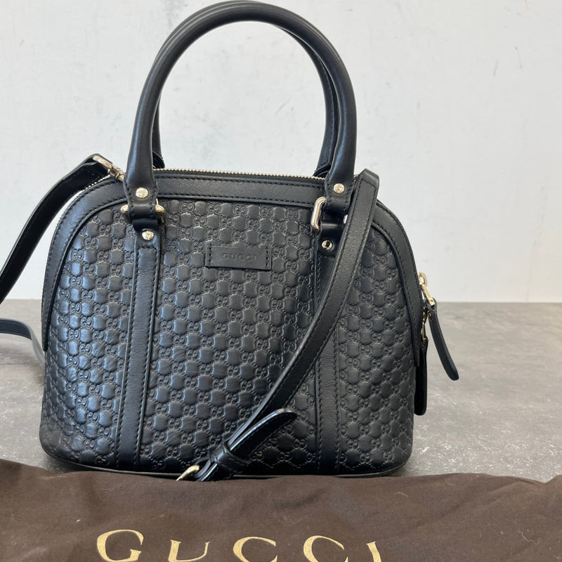 Women's Guccissima Dome Small Bag Black
