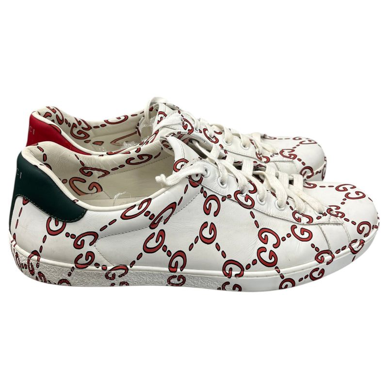 Men's GG Supreme Ace Low Trainers White Size UK 12 / EU 46