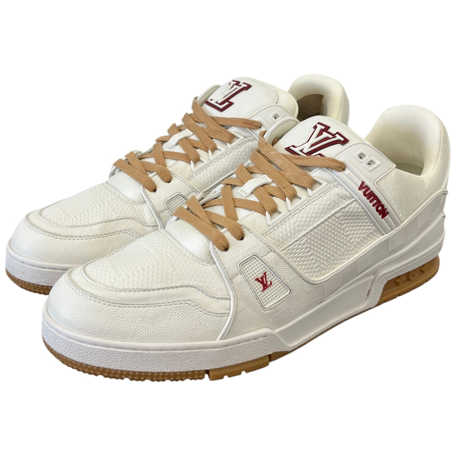 Men's Lv Low Trainers White Size EU 45.5 / UK 11.5 - Photo 9