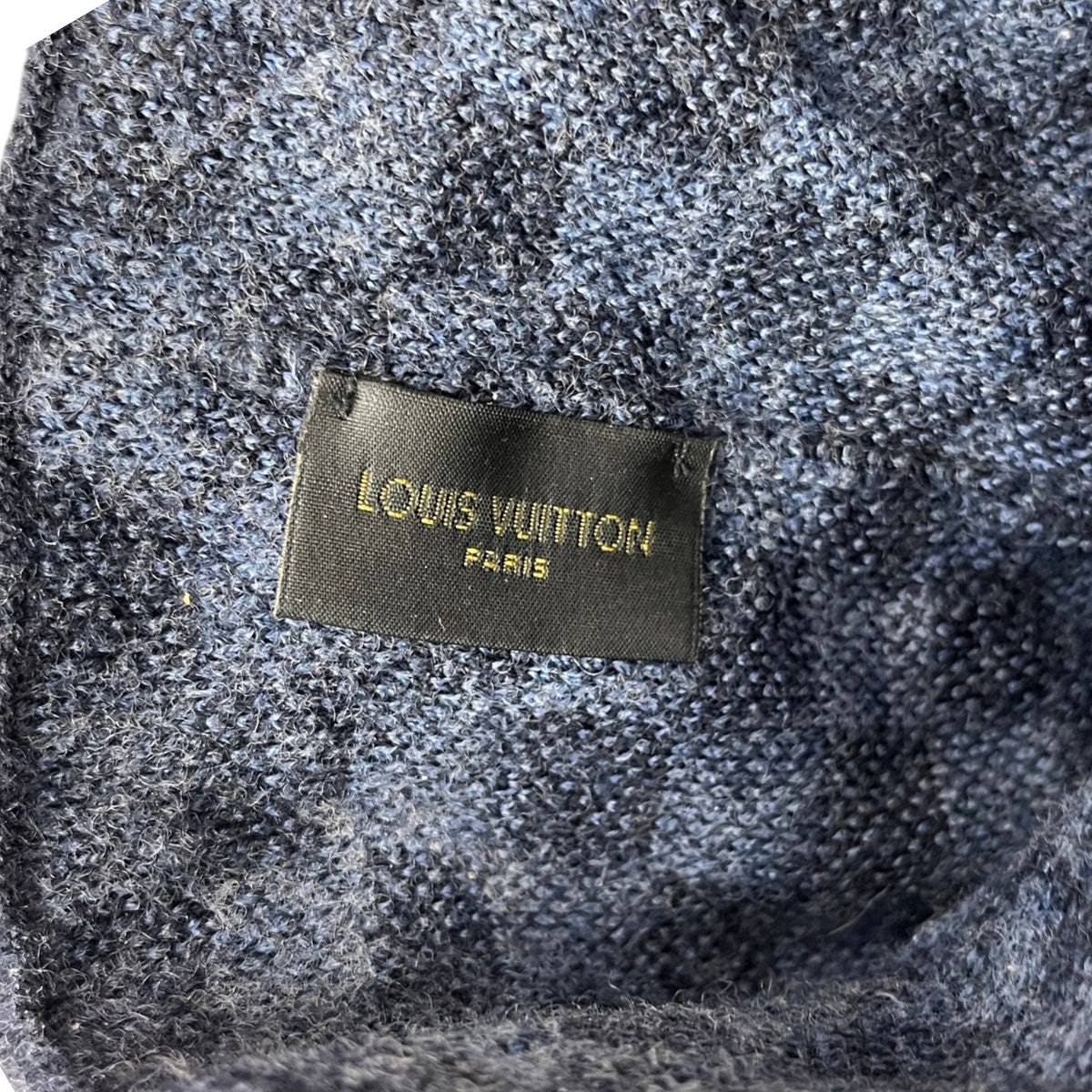Men's Néo Petit Damier Beanie Navy - Photo 9