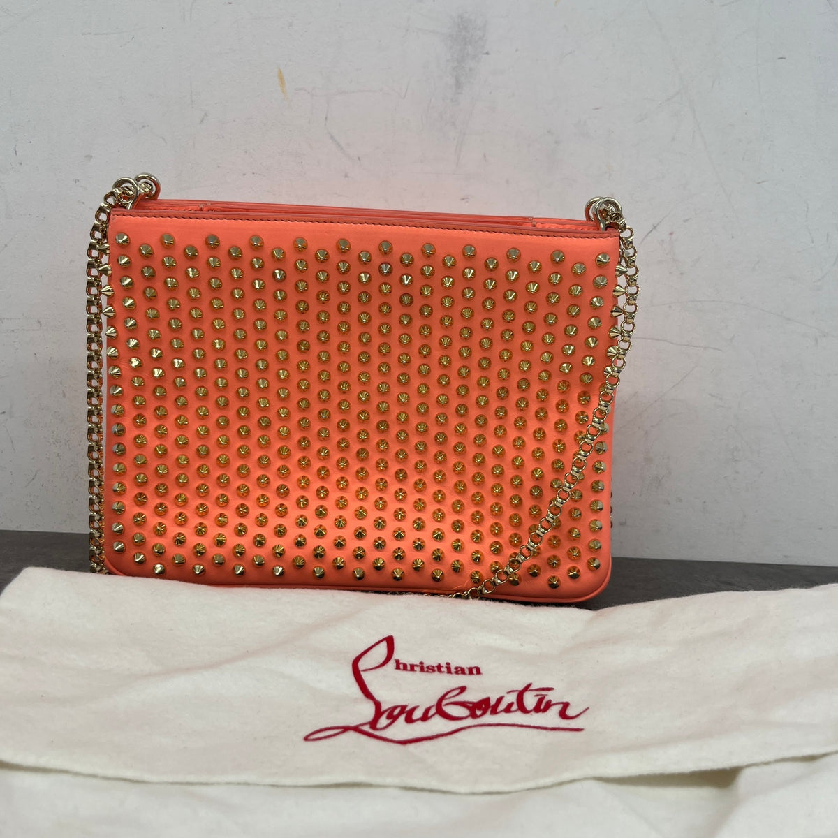Women's Triloubi Spiked Handbag Orange - Photo 13