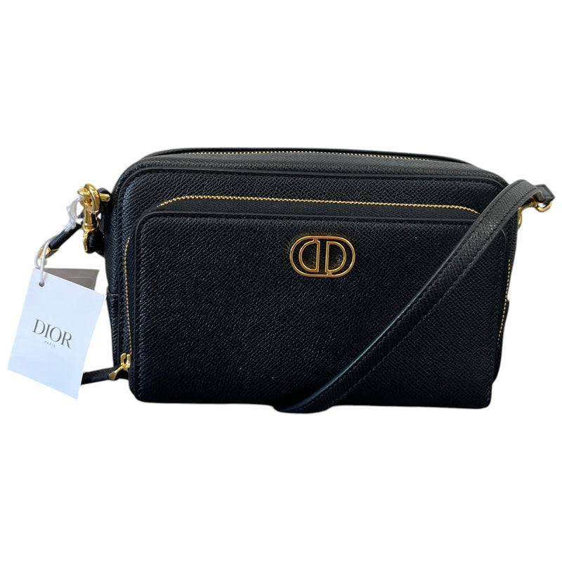 Women's Caro Double Pouch Crossbody Bag Black