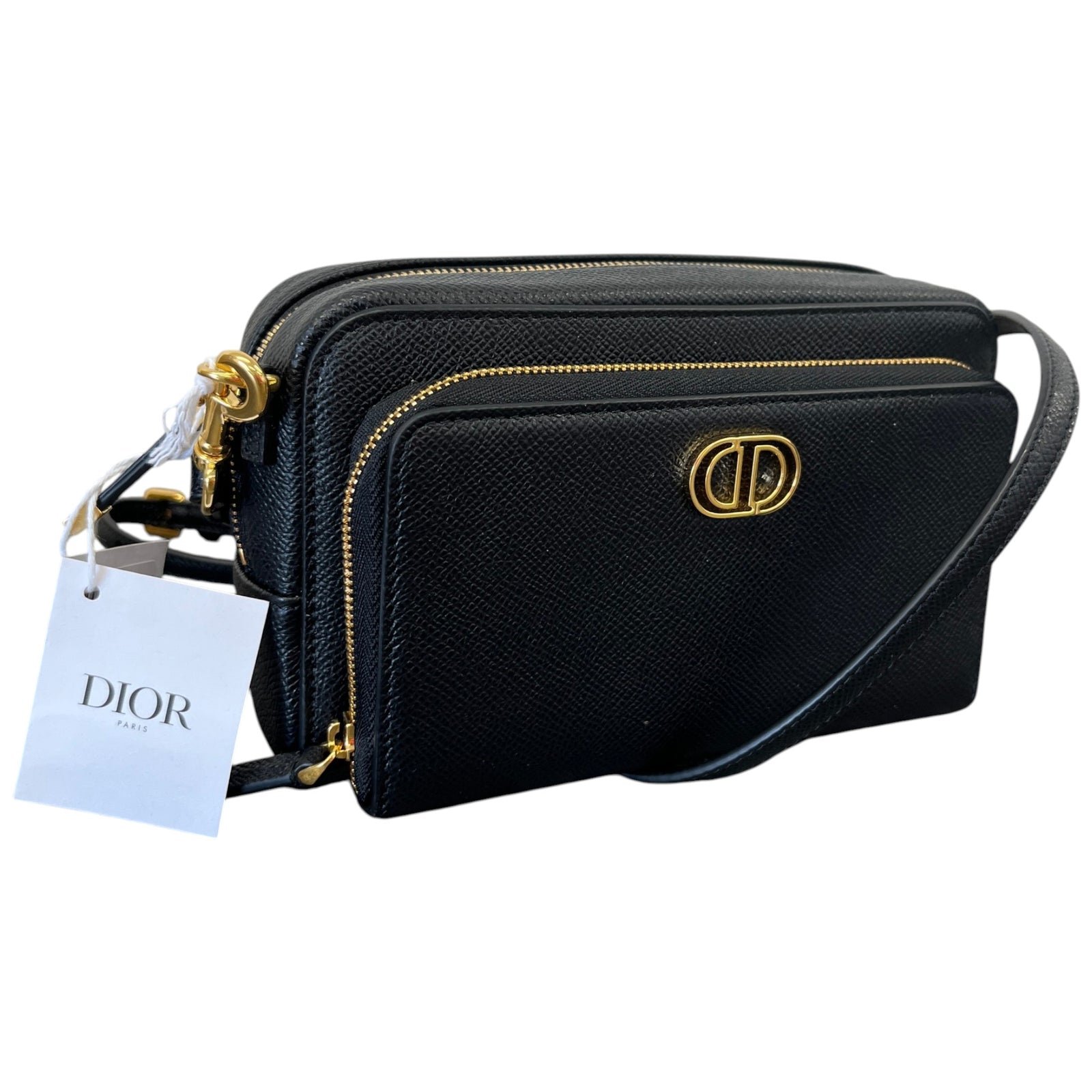 Women's Caro Double Pouch Crossbody Bag Black - Photo 4