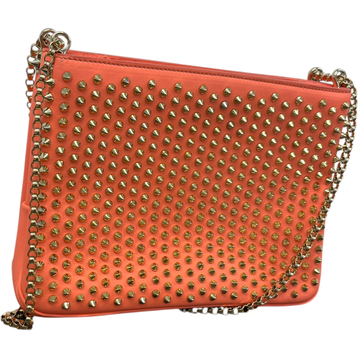 Women's Triloubi Spiked Handbag Orange - Photo 4