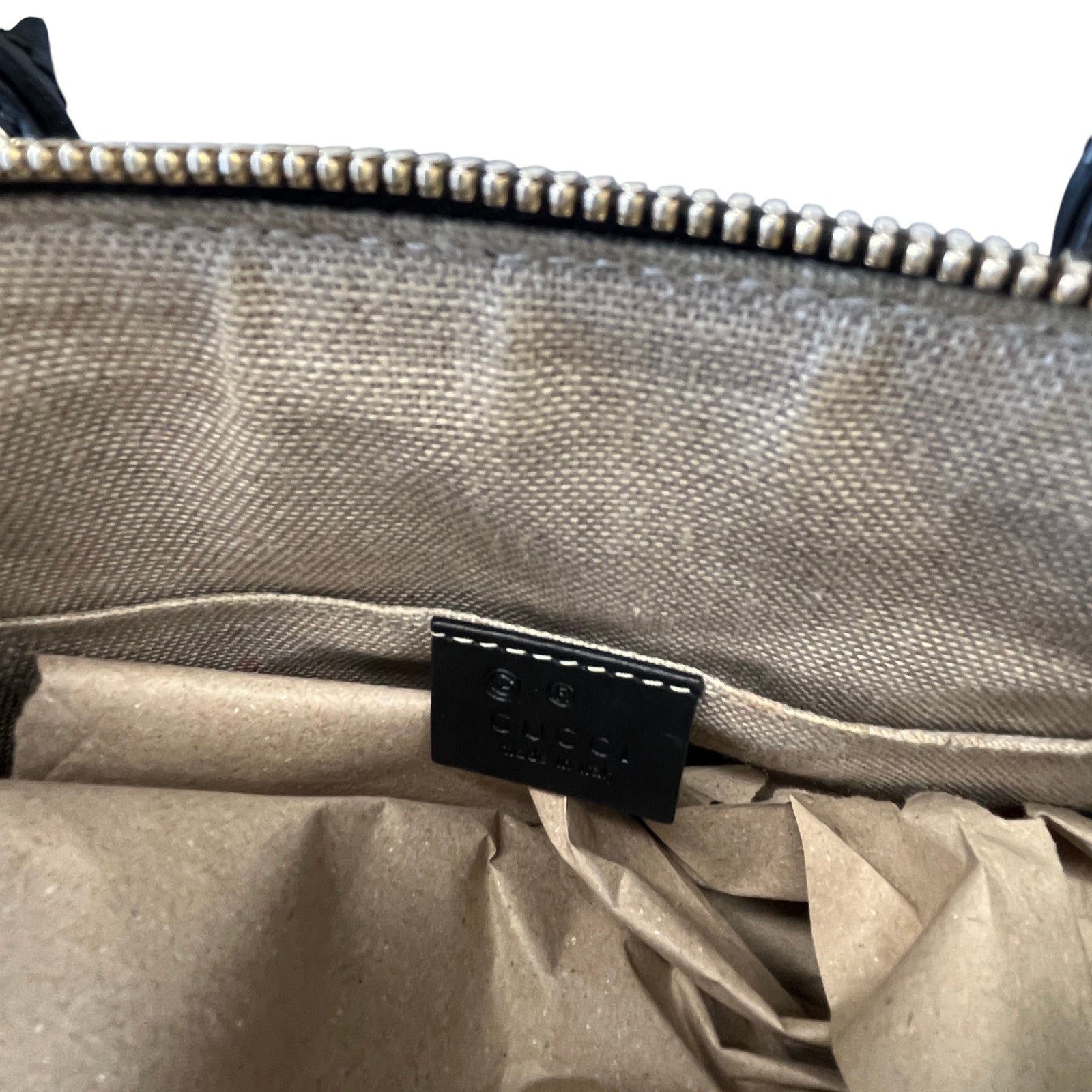 Women's Guccissima Dome Small Bag Black - Photo 10