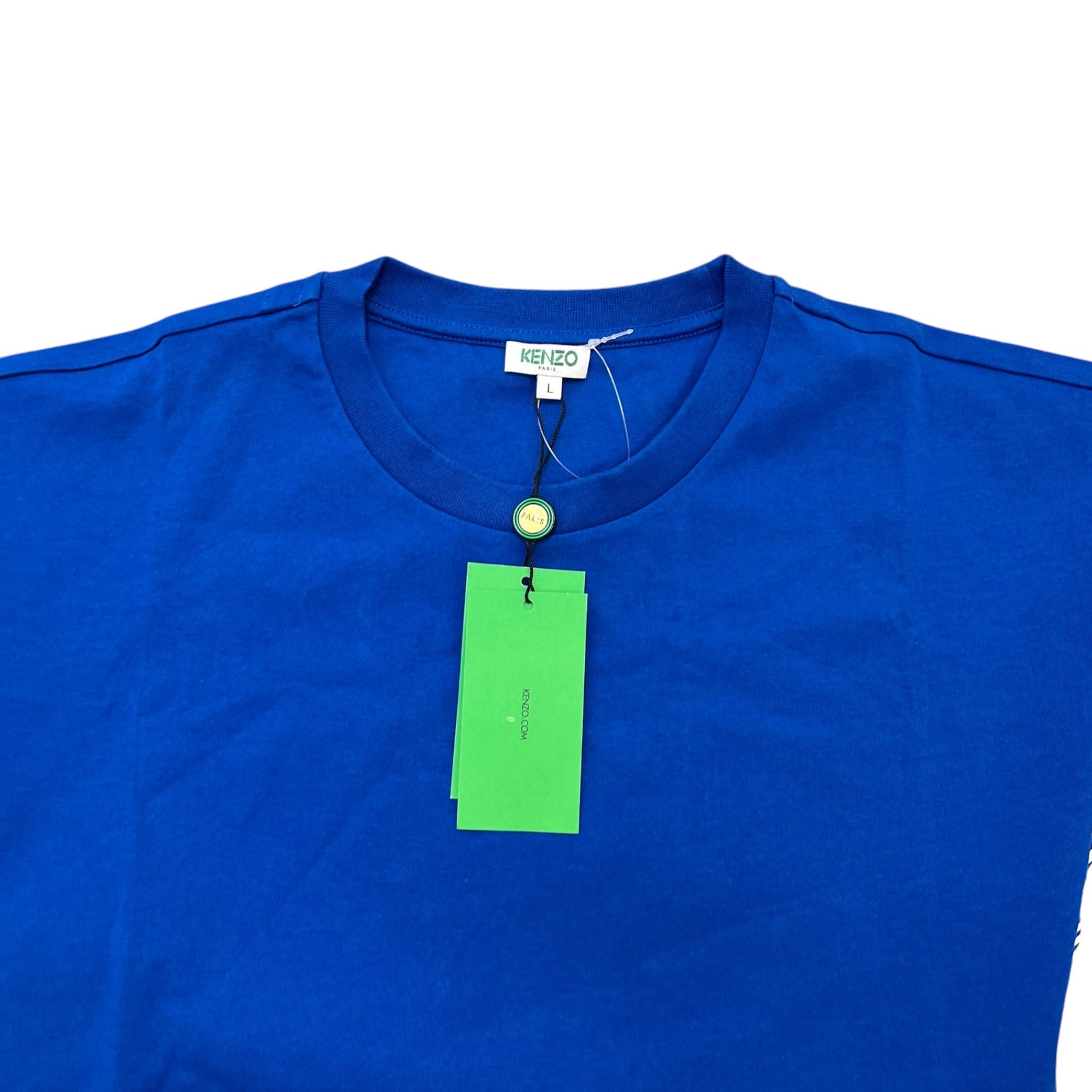 Men's Logo Print T-Shirt Blue Size L - Photo 5
