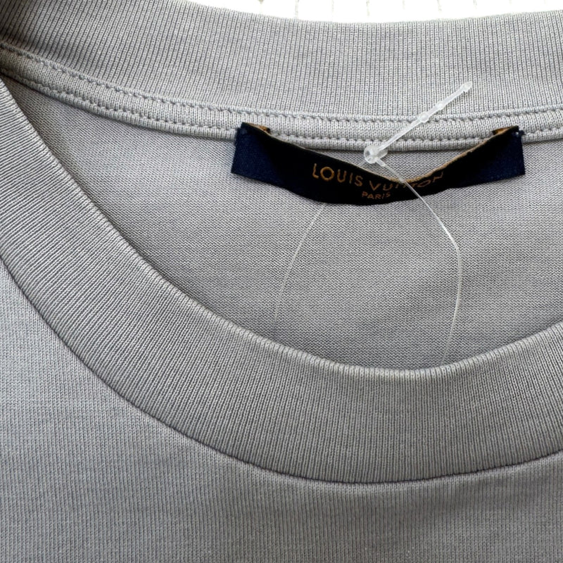 Men's Monogram Gradient T-Shirt Grey Size XS
