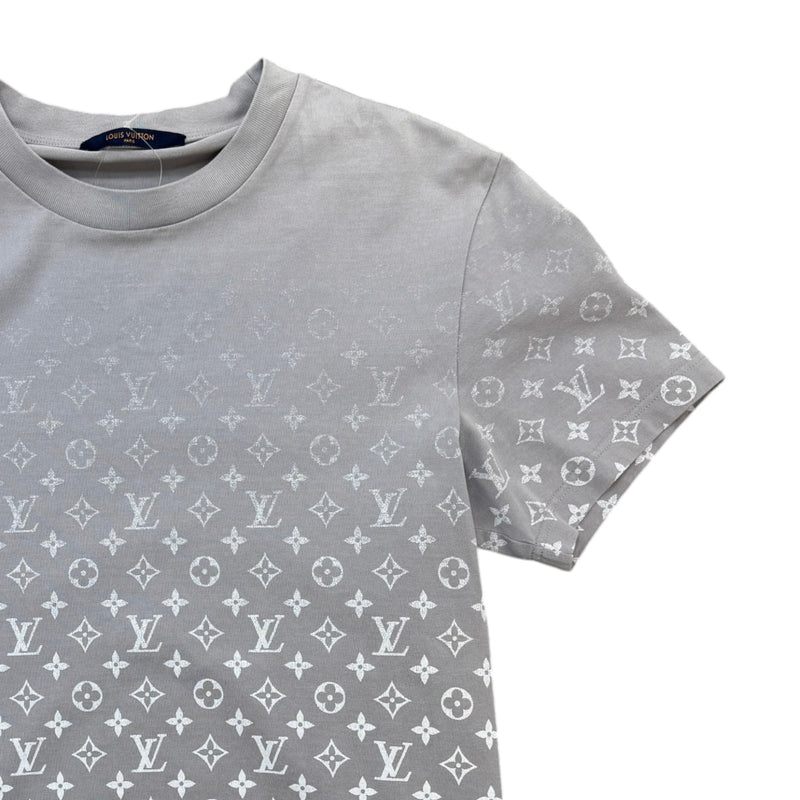 Men's Monogram Gradient T-Shirt Grey Size XS