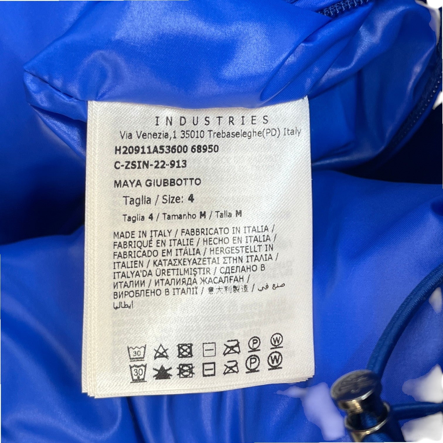 Men's Maya Down Jacket Blue Size 4 / XL - Photo 9